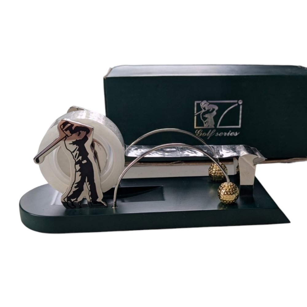 Golf Series Tape Dispenser Golfer Golf Balls